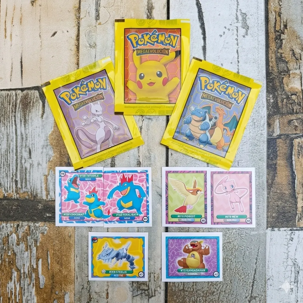 Figuritas Pokémon Mega Evolución – Sobres para Completar el Álbum - imagen 1