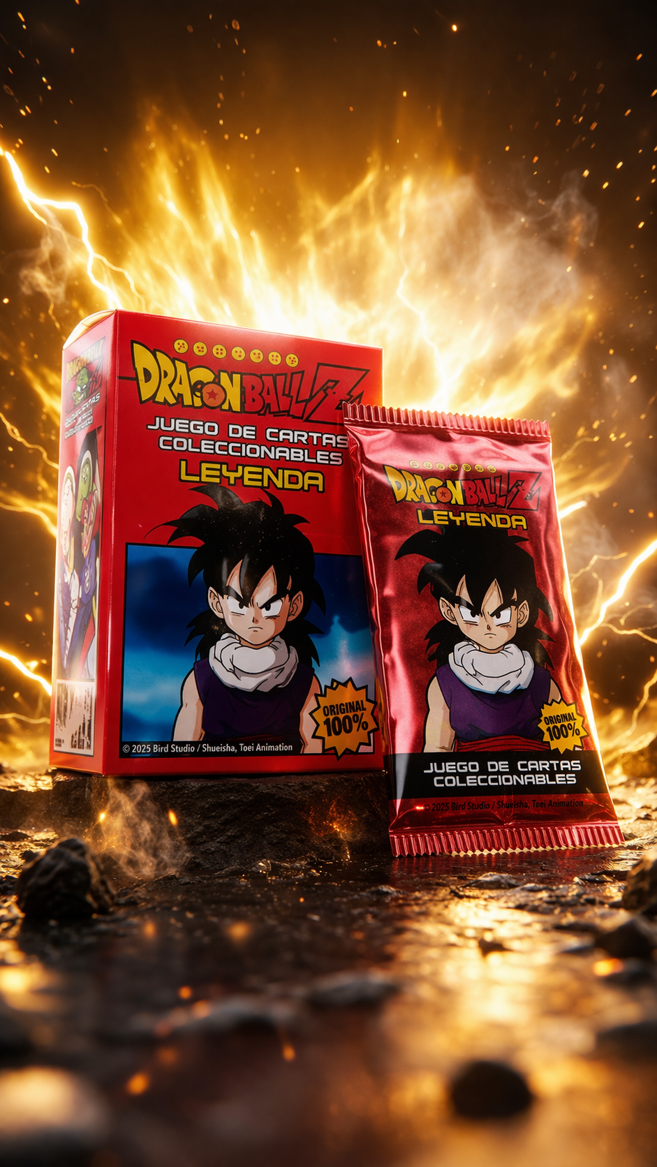​Sobre de Cartas Dragon Ball Z "Leyenda" - Serie 4 (5 Cartas de Extensión) - imagen 1