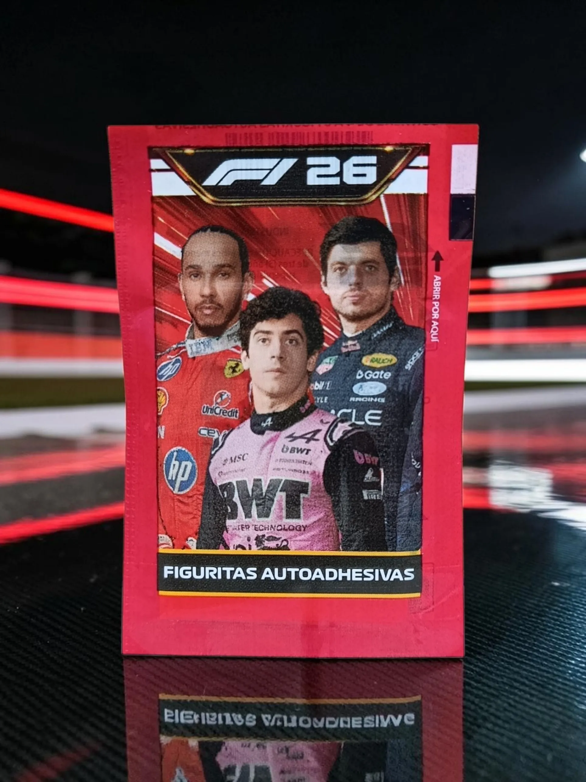 Sobre de Figuritas Fórmula 1 – 1 Unidad - imagen 1