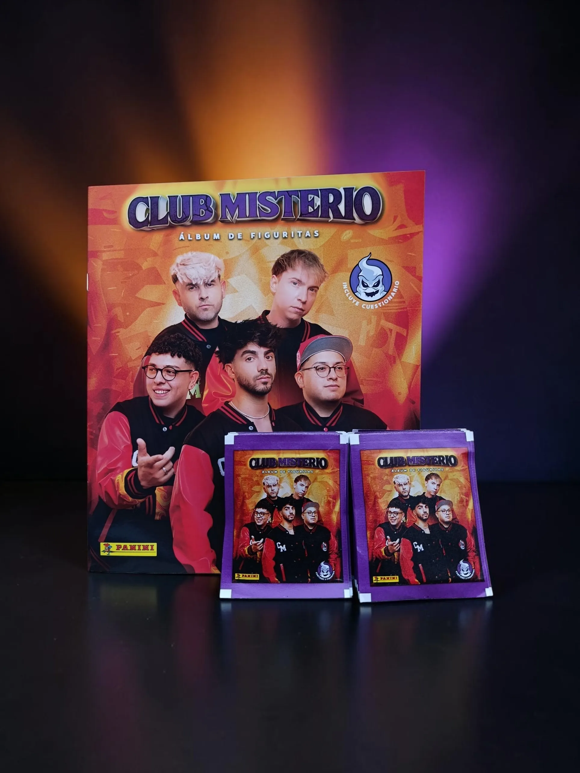 Combo Álbum + 50 Sobres de Figuritas Club del Misterio - imagen 1